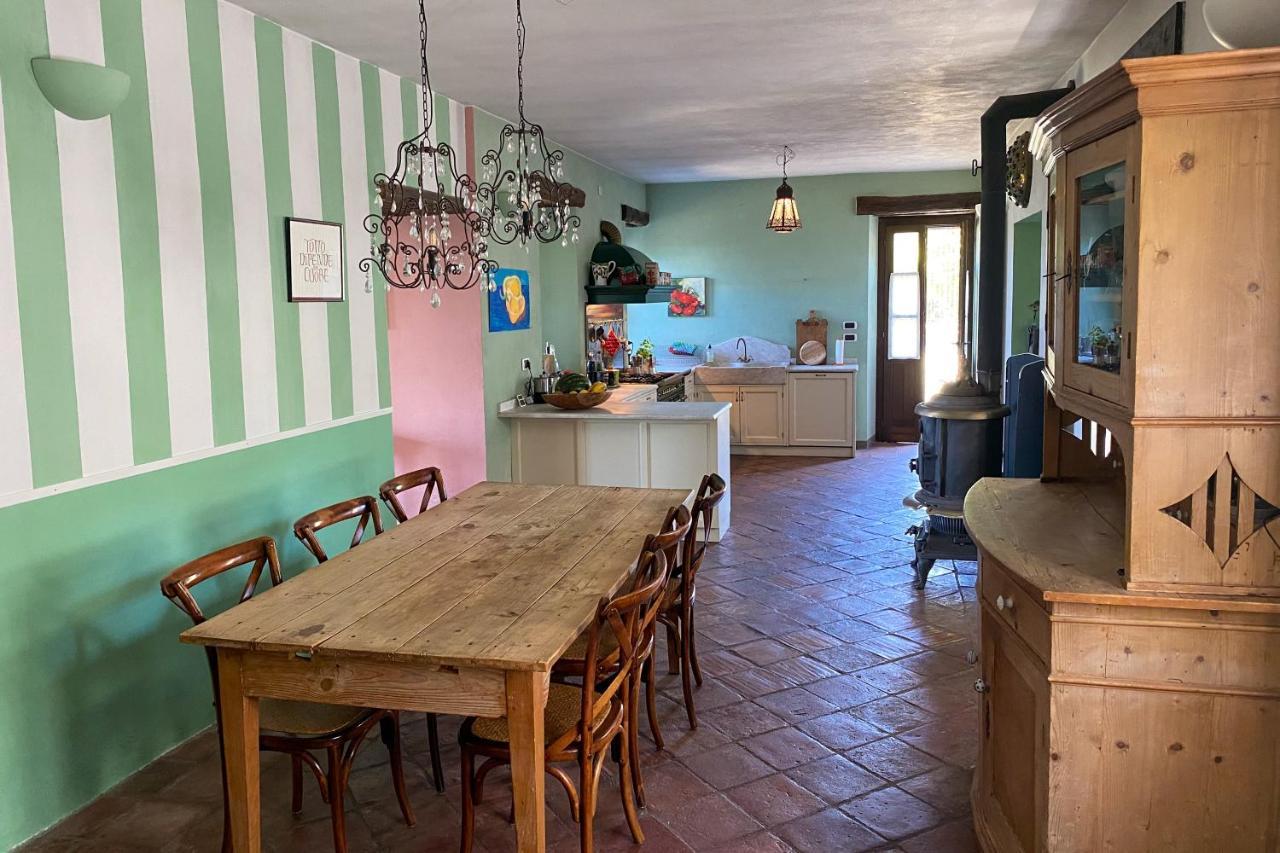 Vakantiehuis Casa Dolce Vista Monastero Bormida Kültér fotó