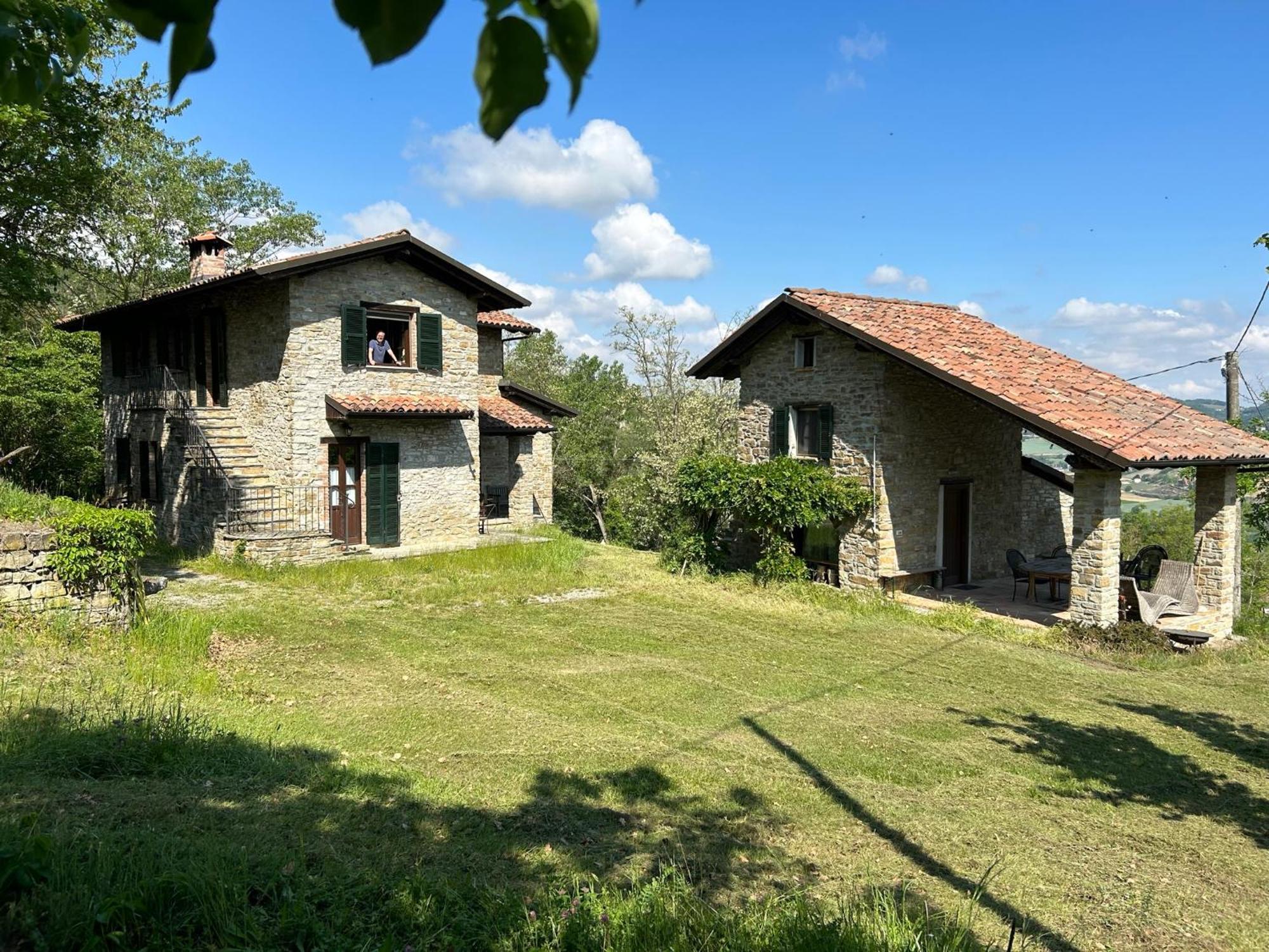 Vakantiehuis Casa Dolce Vista Monastero Bormida Kültér fotó