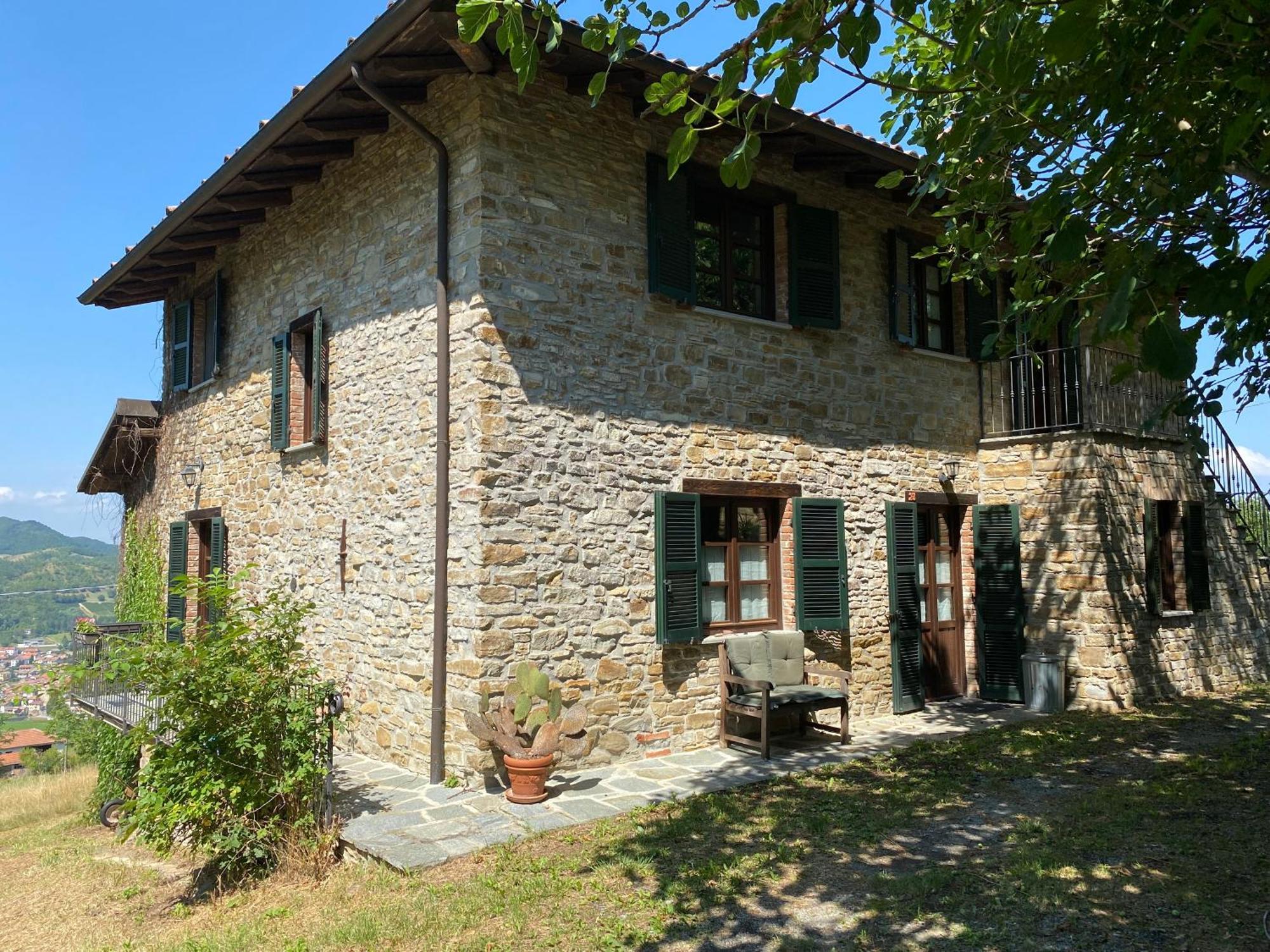 Vakantiehuis Casa Dolce Vista Monastero Bormida Kültér fotó