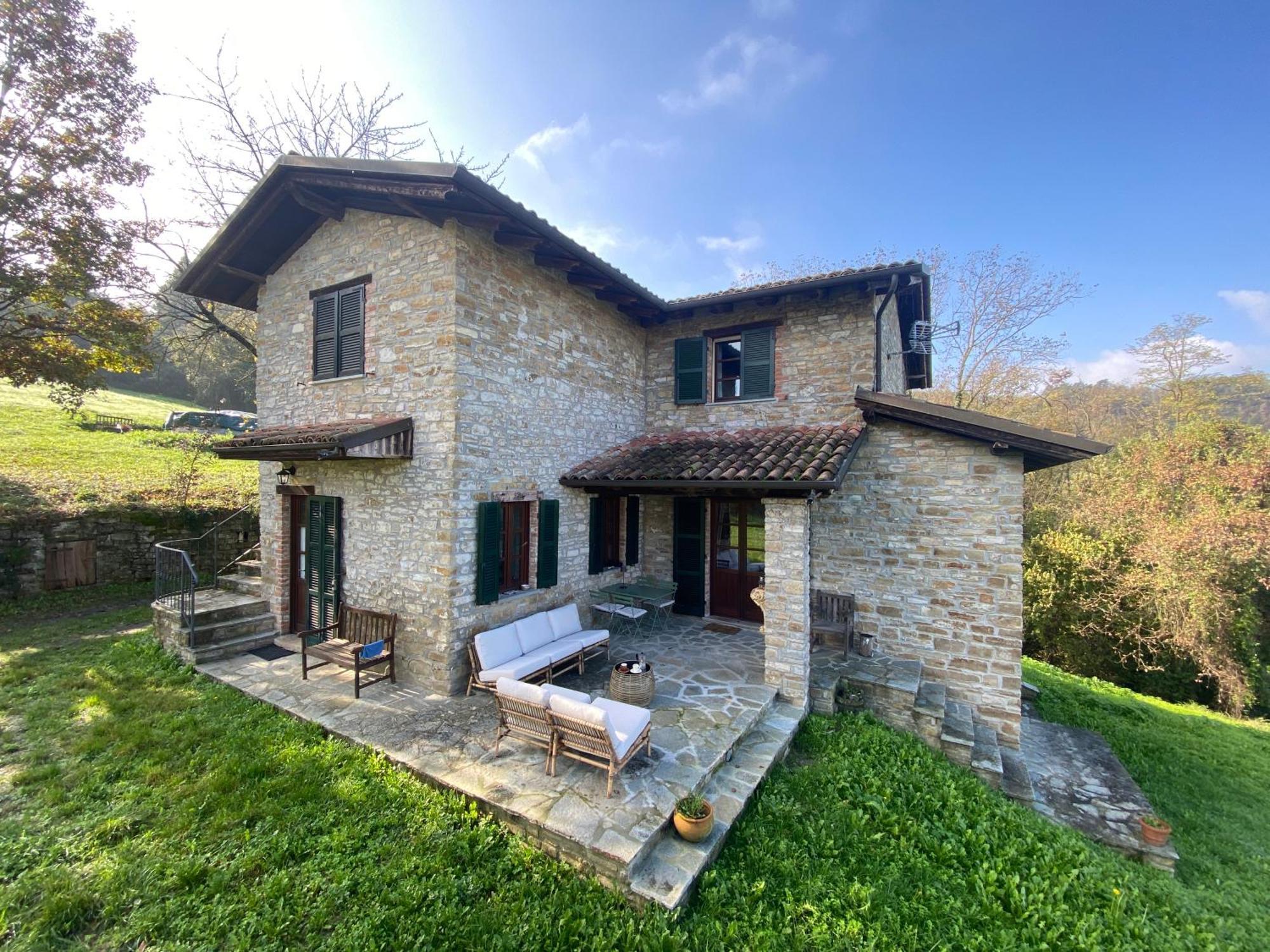 Vakantiehuis Casa Dolce Vista Monastero Bormida Kültér fotó